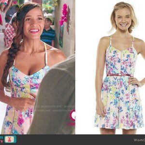 Candies Paneled Racerback Dress Watercolor Orchid